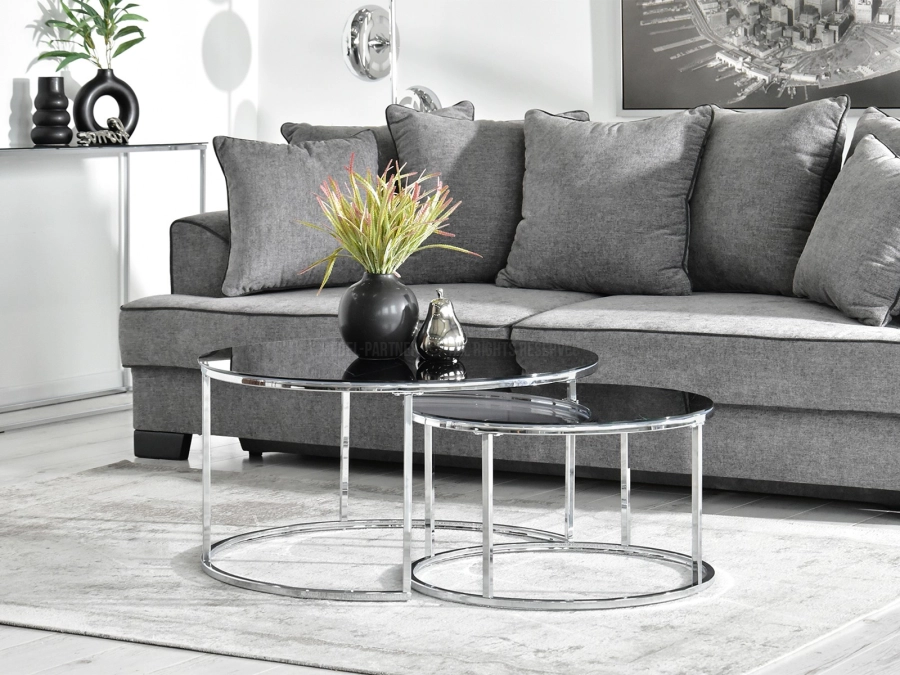 Podwójna ława glamour - elegancja i styl w Twoim salonie!